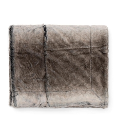 RM Chill Faux Fur Throw Chăn lông sopha cao cấp màu nâu 170x130 499010