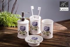 LAVENDER Set nhà tắm 4 món hoa oải hương 5054