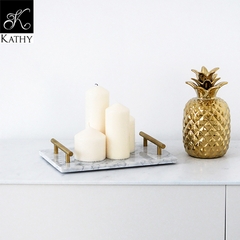MARBLE Khay đá ghi tay cầm 5199G