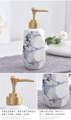 MARBLE Bộ nhà tắm 5 món vân đá 5298