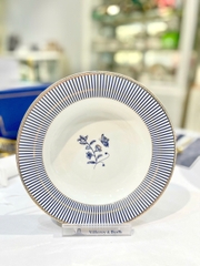 BLUE ROSE Đĩa phẳng tròn 8.5" 21cm gốm sứ cao cấp 5874DT