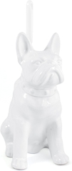 PUPPY Bộ bàn chải nhà vệ sinh có tay cầm hình chú chó màu trắng 5717T