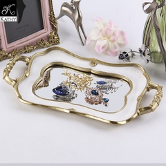 CLASSIC Khay gương trắng 6084