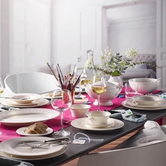 VB Cellini Đĩa sâu màu trắng phong cách Phục hưng Villeroy& Boch nhập khẩu từ Đức  24cm 1046002700