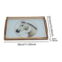 HERMES Khay hình chữ nhật hình ngựa kích thước 38x25.5x3cm 6578