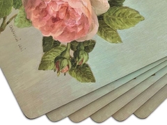 PM ANTIQUE ROSES Set 6 tấm lót bàn ăn hoa hồng thương hiệu Pormeirion Vương Quốc Anh X0010565543