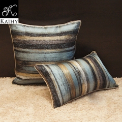 METALIC Vỏ gối kim sa màu xanh 45x45cm 7022
