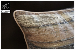 METALIC Vỏ gối kim sa màu nâu 30x50cm 7024
