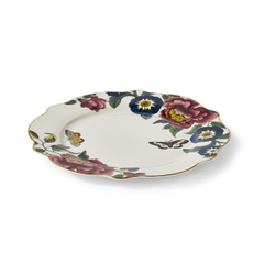 PM CREATURES of CURIOSITY White đĩa 27cm mạ vàng 22ct thương hiệu Portmeirion CRCWH8950-XF