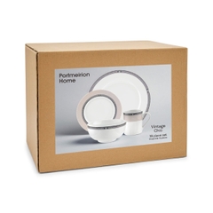 PM Portmeirion Home Bộ bát 16 món Vintage Chic VC4444-XBM