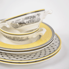 VB Audun Ferme Bát Soup 0.4l bức tranh làng quê Châu Âu  thương hiệu Villeroy& Boch nhập khẩu từ Đức 1010672510