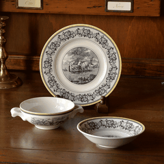 VB Audun Ferme Bát Soup 0.4l bức tranh làng quê Châu Âu  thương hiệu Villeroy& Boch nhập khẩu từ Đức 1010672510