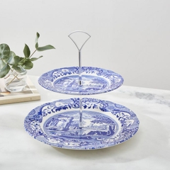 PM SPODE BLUE ITALIAN Đĩa 2 tầng BLI5125