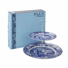 PM SPODE BLUE ITALIAN Đĩa 2 tầng BLI5125