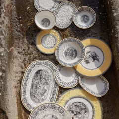 VB Audun Ferme Đĩa 22cm bức tranh làng quê Châu Âu thương hiệu Villeroy & Boch nhập khẩu từ Đức 1010672640