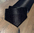 TWINKLE Table runner màu đen 32x240cm 7244D