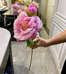 FLOWER Hoa mẫu đơn giấy sen lõi phù hợp decor trang trí nhà cửa 6868