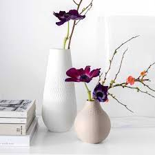 VB Manufacture Bình hoa màu trắng 26cm 1016815515