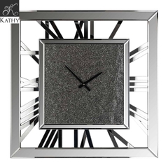 Calvin Đồng hồ square with glitter silver 1KK0070