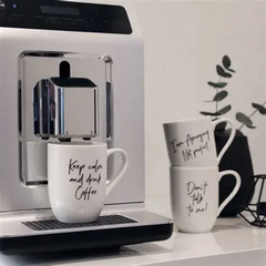 VB Statement Cốc chữ "Keep calm a.d. Coffee" 290ml sứ cao cấp Villeroy& Boch nhập khẩu tại Đức 1016219652