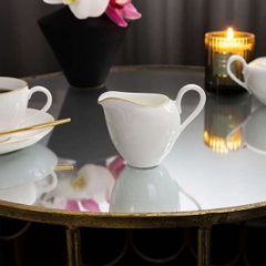 VB Anmut Gold Hũ đựng kem sứ xương cao cấp viền vàng Villeroy & Boch nhập khẩu tại Đức 1046530780