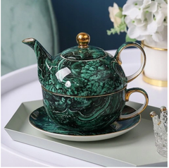 GOLDEN JADE Bộ trà 1 người xanh ngọc 0907XN
