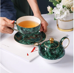 GOLDEN JADE Bộ trà 1 người xanh ngọc 0907XN