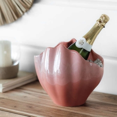 VB Perlemor Bình hoa vỏ sò màu hồng 23cm thương hiệu Villeroy & Boch nhập khẩu từ Đức  1951769200