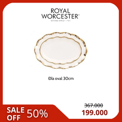 [SALE] GOLDEN Đĩa oval 30cm 5589OVAL