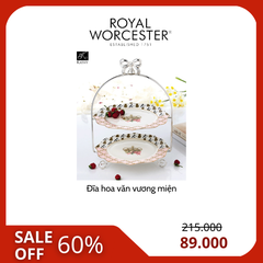 [SALE] CROWN Đĩa hoa văn vương miện