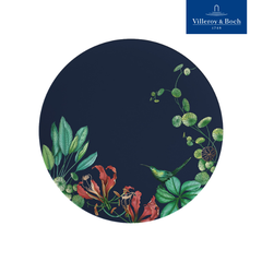 VB Avarua Đĩa bánh xanh 33cm họa tiết vẽ tay mạ vàng sang trọng Villeroy&Boch nhập khẩu tại Đức 1046552200