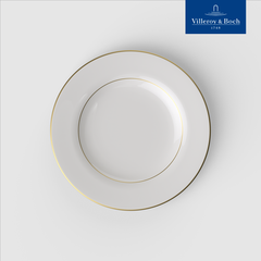VB Anmut Gold Đĩa bơ màu trắng sứ xương cao cấp mạ viền vàng Villeroy & Boch nhập khẩu từ  Đức 16.4cm 1046532660
