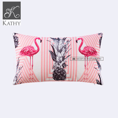 FLAMINGO Vỏ gối tựa cò hồng 30*50 2444H