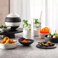 [SET QUÀ TẶNG] VB ICONIC LA BOULE Bộ Bàn Ăn 5 Món Sứ 2 in 1 -Red Dot Design Award Chính Hãng Nhập Khẩu Đức