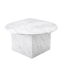 EICHHOLTZ Bàn cà phê Coffee Table Naples white carrera marble set of 3 113801