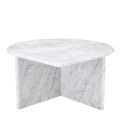 EICHHOLTZ Bàn cà phê Coffee Table Naples white carrera marble set of 3 113801