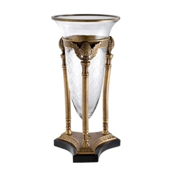 EICHHOLTZ Bình hoa Hurricane Rothschield vintage brass finish 110084