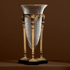 EICHHOLTZ Bình hoa Hurricane Rothschield vintage brass finish 110084