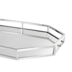 EICHHOLTZ Khay trang trí bằng Niken Tray Pelagos rectangular octagonal 110517