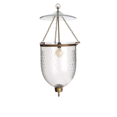 EICHHOLTZ Đèn treo trần Lantern Bexley Glass S antique brass finish 107123