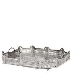 EICHHOLTZ Khay trang trí Tray Boxgrove nickel finish 103799