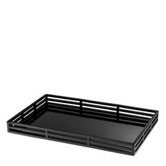 EICHHOLTZ Khay trang trí Tray Giacomo black finish rectangular 110520