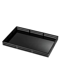EICHHOLTZ Khay trang trí Tray Giacomo black finish rectangular 110520