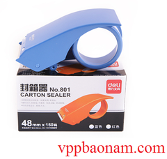 Cắt băng dính cầm tay 5 cm Deli 801