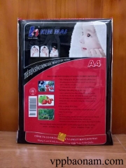 Giấy Couche in 2 mặt bóng 160 Kim mai
