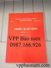 Phiếu xuất kho 2 liên 100 tờ A4