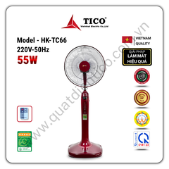 Quạt cây điều khiển HK-TC66 - Công suất 55W - Sải cánh 400mm