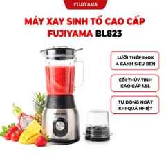 Máy Xay Sinh Tố Fujiyama BL823 Cối Thủy Tinh 1.5L, 600W