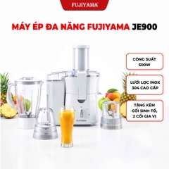 Máy Ép Trái Cây Fujiyama JE900 4 Trong 1, Công Suất 500W