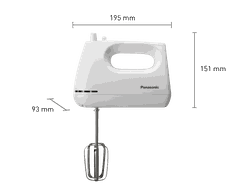 Máy đánh trứng cầm tay Panasonic MK-GH3WRA